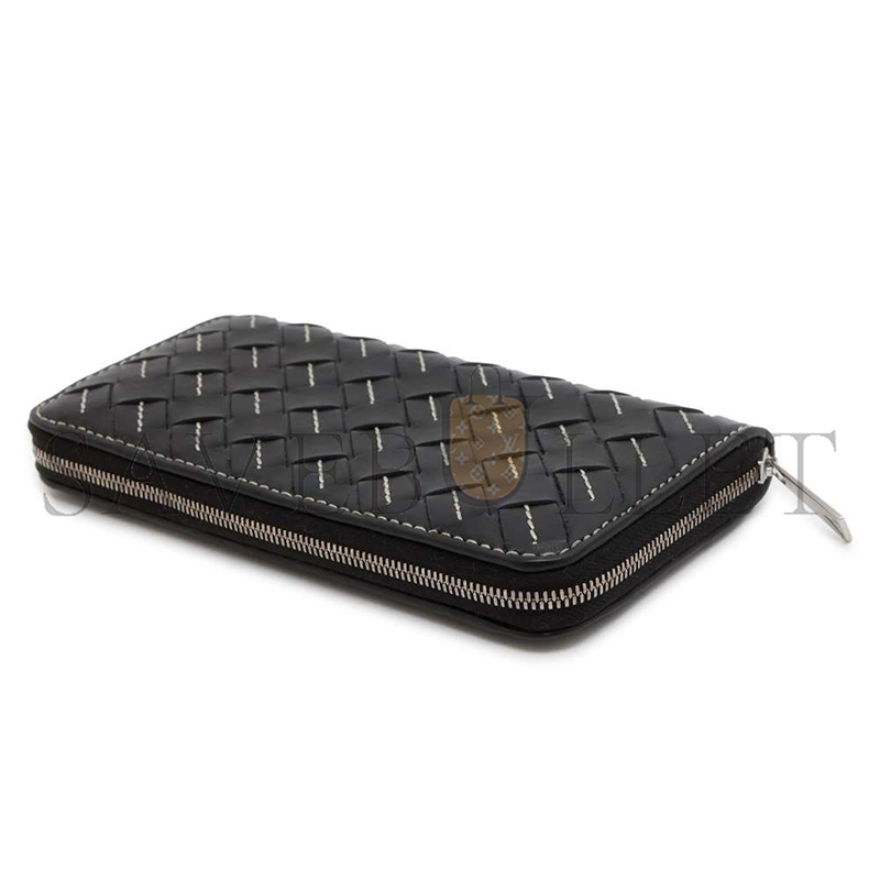 B0tt*ga Ven*ta INTRECCIATO ZIP AROUND WALLET 749427 (19*11.4*2cm)